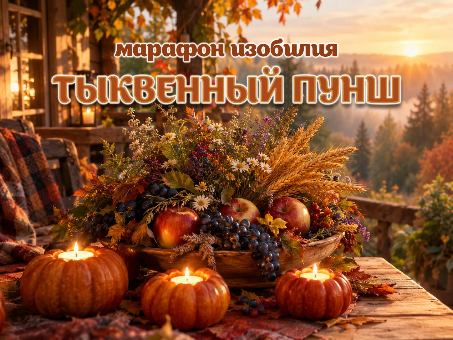 осенний марафон изобилия  "ТЫКВЕННЫЙ ПУНШ"